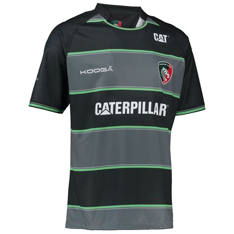 Kooga Mens Leicester Tigers Rugby Team Away Replica Shirt Jersey Top