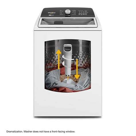 Whirlpool - WTW5057LW - 4.7–4.8 Cu. Ft. Top Load Washer with 2 in 1 Removable Agitator-WTW5057LW ...