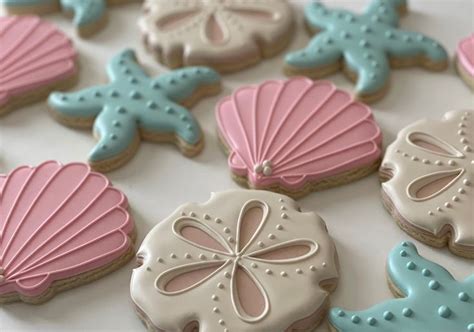 Sea Shell Cookies Etsy Beach Cookies Etsy Sea Shells