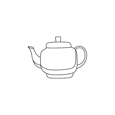 Premium Vector Tea Pot Vector Type Icon