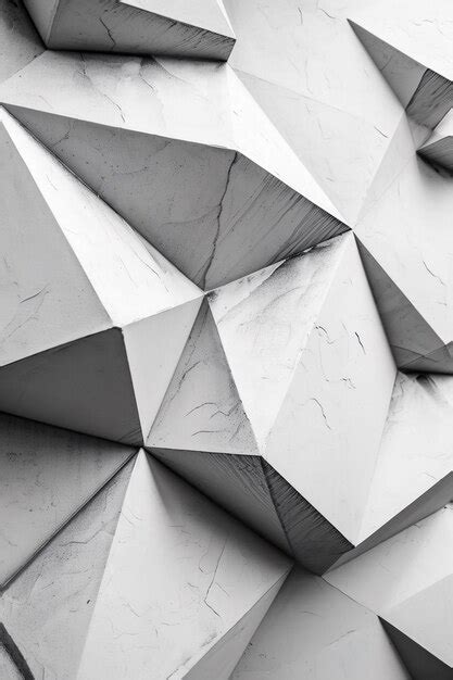 Premium Photo | Abstract Gray Geometric Shapes