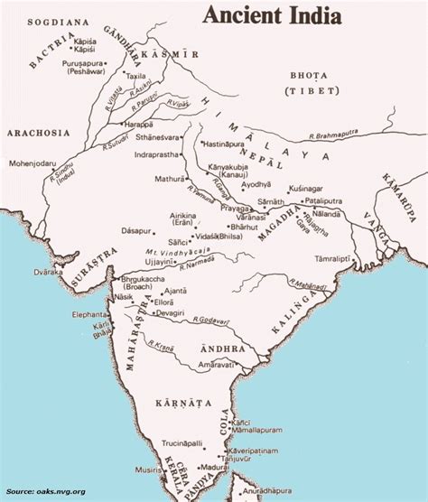 Political Map Of Ancient India ~ BAGOFCLICHES