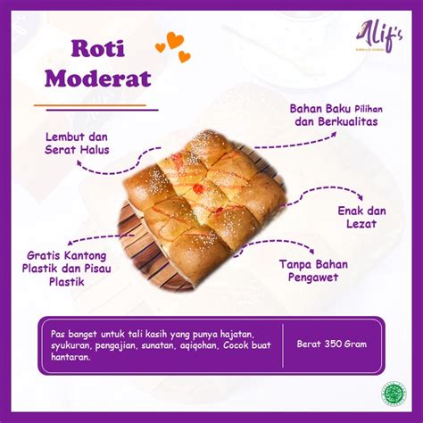 Jual Oleh Oleh Khas Jogja Yogyakarta Cake Roti Moderat Alifs Bakery N