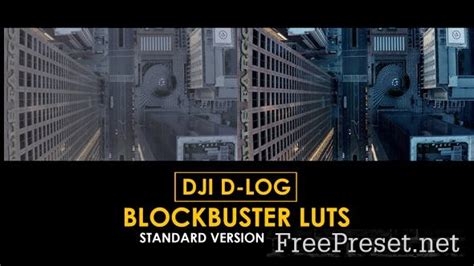 DJI D-Log Blockbuster LUTs - Video Template - 50812913