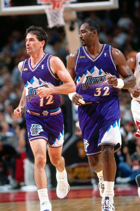 And Karl Malone Utah Jazz Team