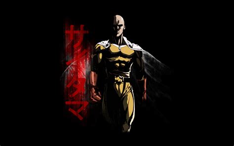 Saitama Wallpaper 4K, Fan Art, One Punch Man