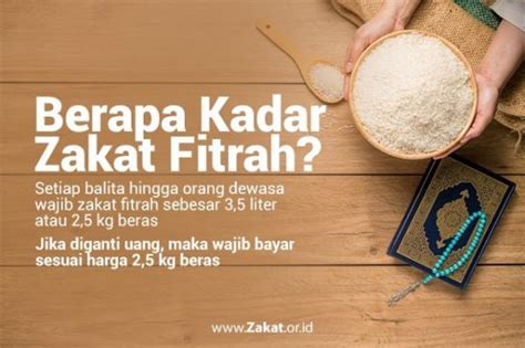 Ketentuan Zakat Fitrah Lengkap Dengan Niat Bahasa Arab Dan Latinnya