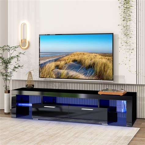 Uhomepro Tv Stand For Tvs Up To 80 Living Room Entertainment Center