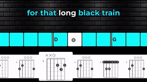 Long Black Train Josh Turner Guitar Chords Lyrics Play Along