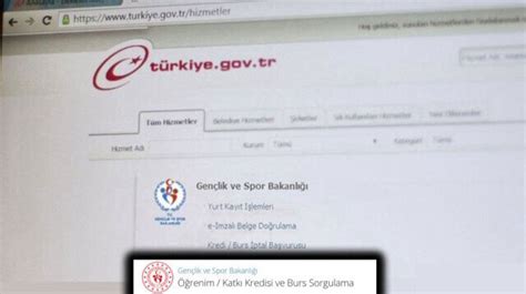 KYK BURS SONUÇLARI E DEVLT SORGULAMA EKRANI GSB 2023 KYK burs kredi