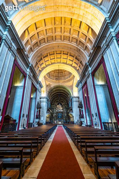 Interior Of The New Cathedral Of Coimbra Se Nova De Coimbra In