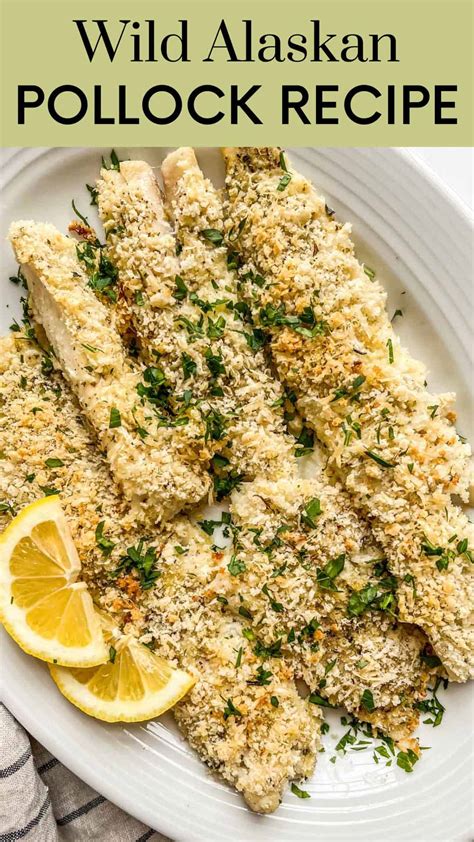 Crispy Baked Alaskan Pollock Recipe - This Healthy Table