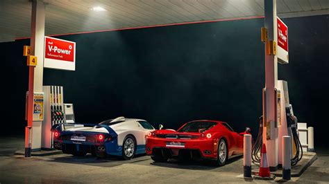 The Twins Ferrari Enzo And Maserati Mc