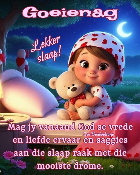 Goeienag In Goeie Nag Funny Good Morning Quotes Good Night Prayer