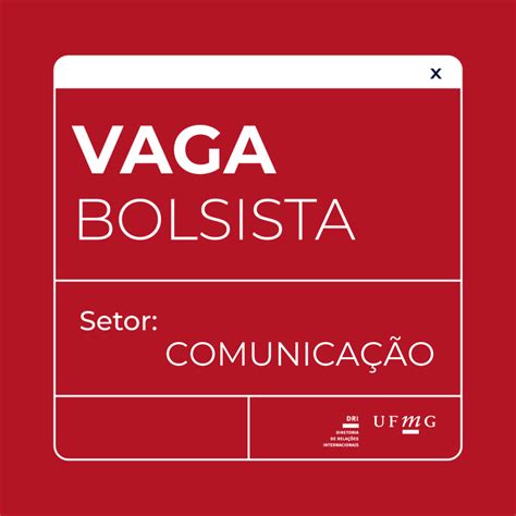 Inscrições abertas para vaga de bolsista para atuar como designer