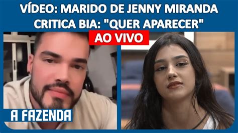 A Fazenda Fabio Gontijo Marido De Jenny Miranda Critica Bia