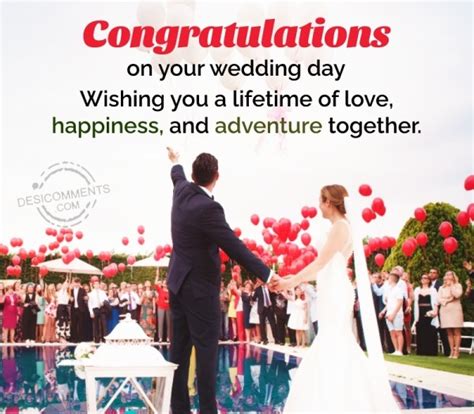 Congratulations On Your Wedding Day - Desi Comments