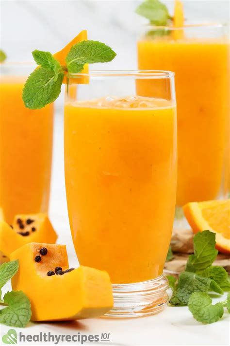 Papaya Juice Recipe A Healthy Sweet Low Calorie Summer Drink