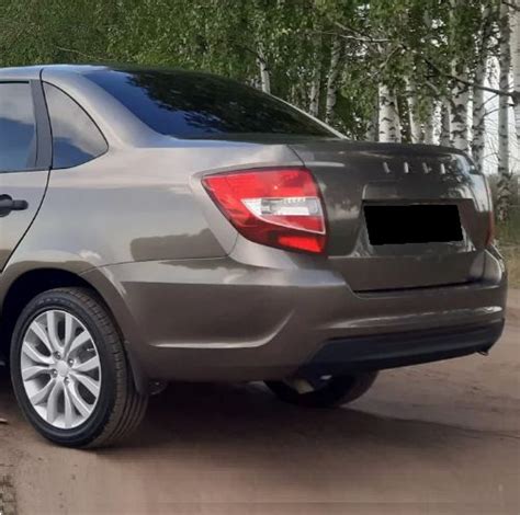 Бампер задний Лада Гранта 2 FL ФЛ седан 790-КОРИАНДР-КОРИЧНЕВЫЙ ...