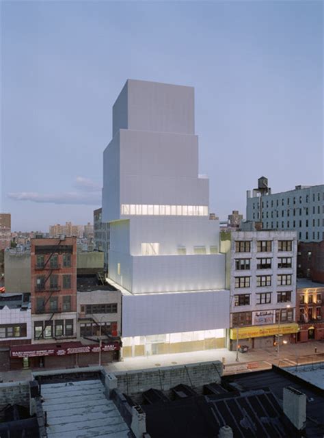 New Museum Of Contemporary Art In New York By Kazuyo Sejima Ryue