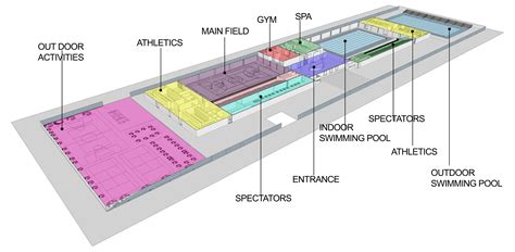 sport complex center  behance