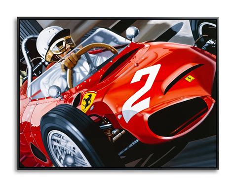 Vintage Racing Poster Racing Posters Ferrari Racing Ferrari F Auto