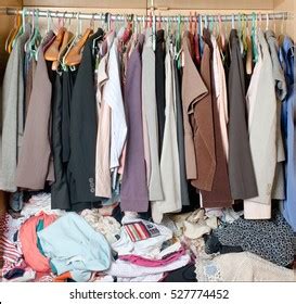 Pile Messy Clothes Closet Untidy Cluttered Stock Photo (Edit Now) 527774452