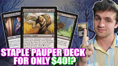 Unboxing Mono Black Devotion For Pauper Deck Tech For Magic The