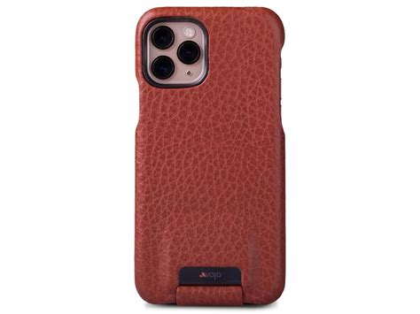 Vaja Top Leather Flipcase Cognac Iphone Pro Hoesje