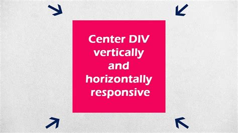 Center Div Vertically And Horizontally Responsive Visual Studio Code