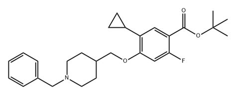 Benzoic Acid 5 Cyclopropyl 2 Fluoro 4 1 Phenylmethyl 4 Piperidinyl