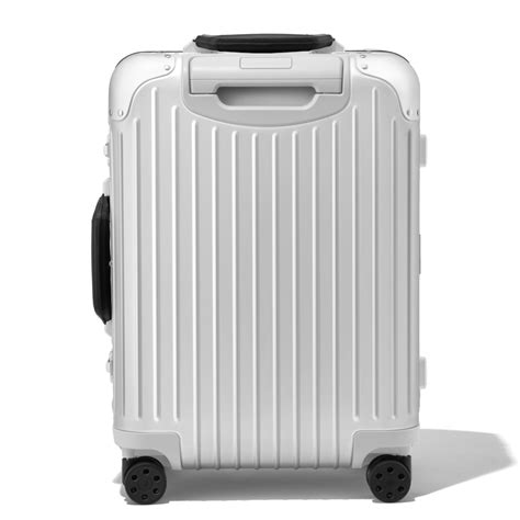 Original Cabin Twist Suitcase In Silver Black Rimowa