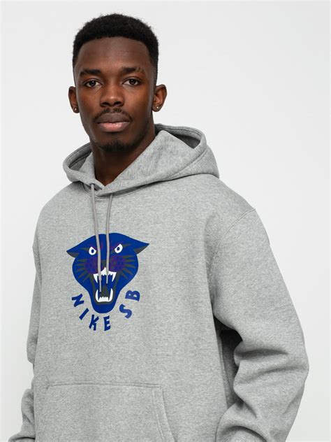 Nike Sb Gfx Hd Hoodie Dk Grey Heatherdeep Royal Bluewhite