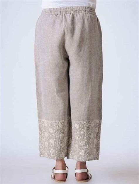 36 Elegant Beige Linen Pants Outfit Ideas