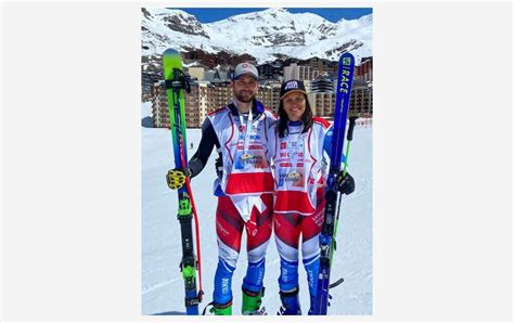 Skicross Championnats De France Marielle Berger Sabbatel Et Melvin