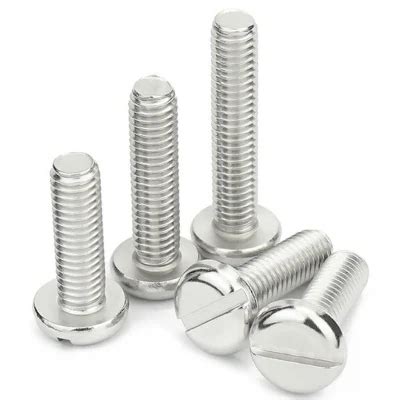 M4 M5 M6 M8 SS304 SS316 Stainless Steel Slotted Cheese Head Screws