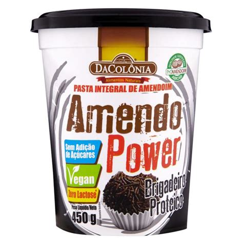 Pasta De Amendoim Amendo Power Integral Brigadeiro Proteico Zero