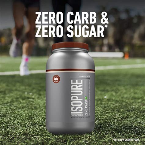 Buy Isopure Zero Carb Protein Powder Creamy Vanilla Flavour 3 S