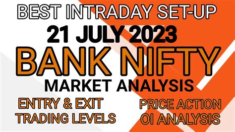 Bank Nifty 21 Jul 2023 Market Analysis Trading Setup Tomorrow Bank