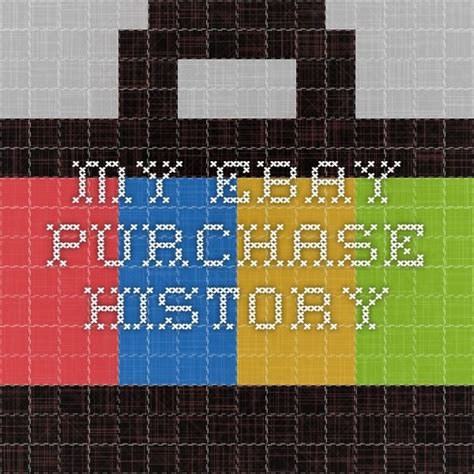 My Ebay Purchase History Ebay Shopping My Ebay Ebay