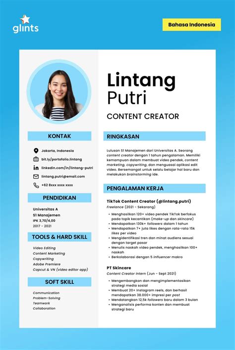 Cara Membuat Cv Yg Menarik Contoh Surat Resmi