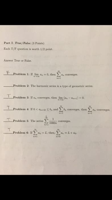 Solved Determine The Convergence Or Divergence The Following Chegg