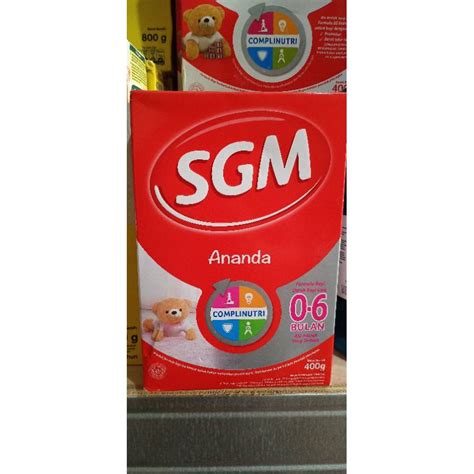 Jual Sgm Ananda 400g Shopee Indonesia