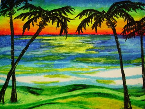 Beach Landscape Drawing At Getdrawings Free Download