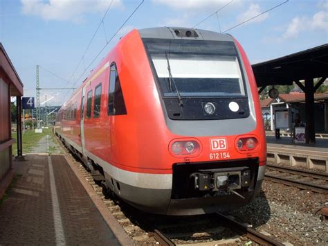 612 154 Hat Am 14 August 2009 Als Regionalbahn Aus Lichtenfels Den