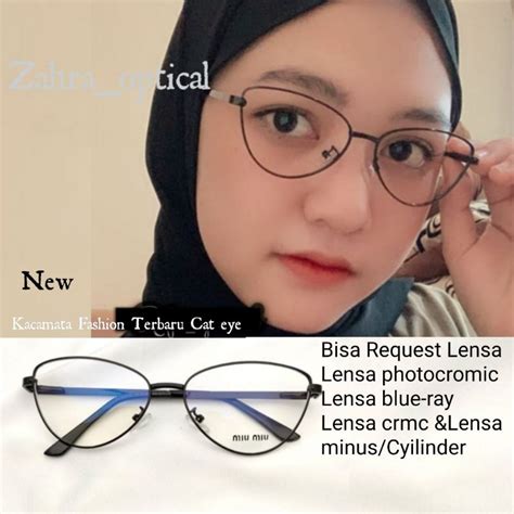 Jual KACAMATA CAT EYE TERBARU KACAMATA MIU MIU KACAMATA FASHION 95596