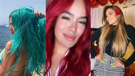 Karol G Instagram Estos Son Los Colores De Cabello Que La Cantante Ha