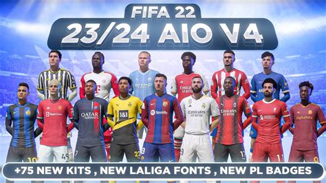 Aio Kits V Mod For Fifa Kits New Badges New Fonts