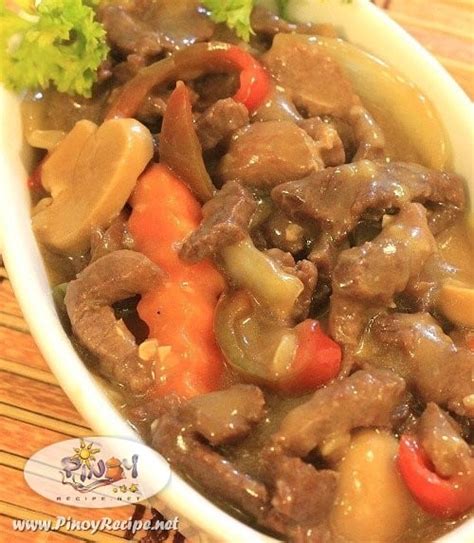 Beef Tenderloin Tips Recipe - Filipino Recipes Portal