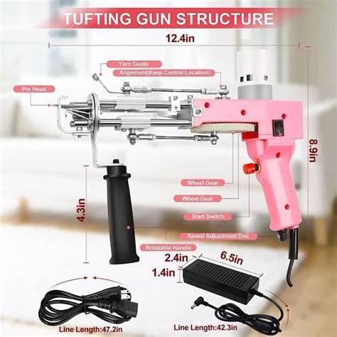 Tufting Gun En Tapes S Pistolet Touffeter Lectrique